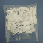 clips rideau plastique blanc moderne accessoire fenêtre 1.3in 0.53in chambre
