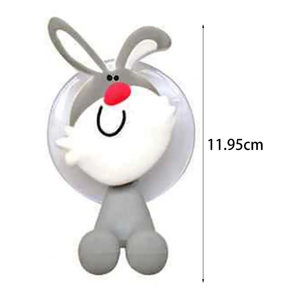 porte brosses dents animaux décoratifs vert jaune rose blanc gris adhésif suction enfants