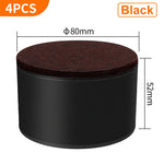 support meubles acier noir protecteur sol anti rayure adhésif 3m