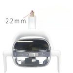 lampe dentaire blanc moderne interrupteur grille 26mm 22mm opaques plastique