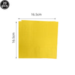 assiettes jaunes serviettes gobelets nappe tablecloth set vaisselle jetable festifs anniversaire mariage événements