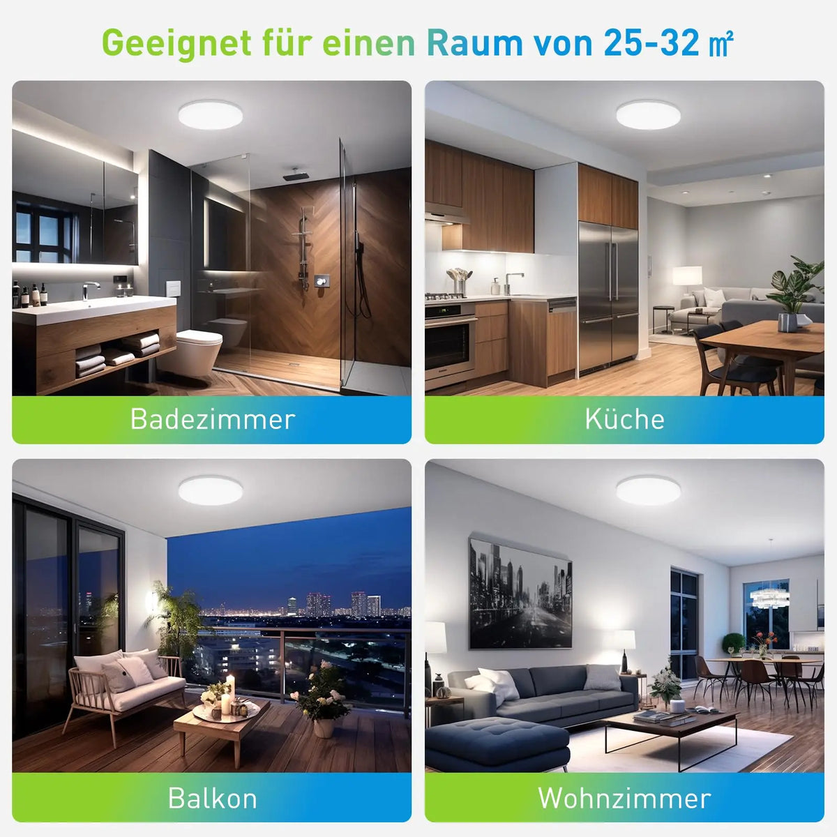 plafonnier led moderne blanc ultrafin facile 15cm 18cm 23cm 30cm