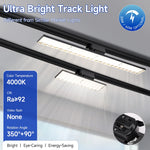 projecteurs led rail noir moderne 30w 60w 30cm 60cm facile certifiés cecccrohs