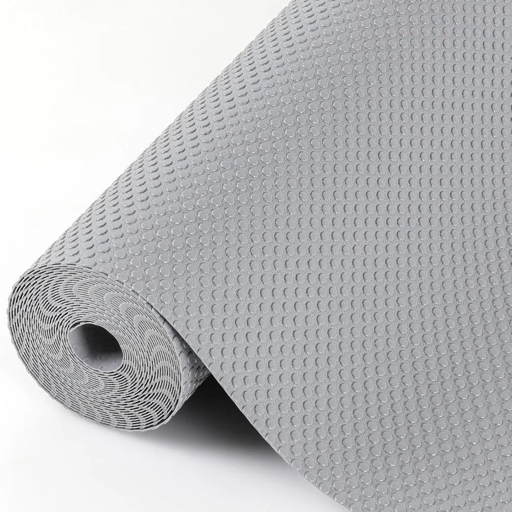 tapis protection armoire tiroir cuisine gris moderne texture points respectueux environnement