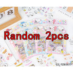 sticker snoopy coloré mignon personnages dessins animés blanc bleu rose jaune vert orange rouge