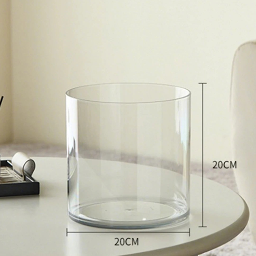 boîtes rangement transparentes cubes minimalistes 6cm 8cm 10cm 12cm 15cm