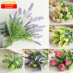 Bouquet artificiel violet fleurs lavande decoration mariage anniversaire intérieurextérieur