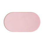 tapis alimentation animaux silicone durable antidérapant imperméable sans BPA rose violet moderne adhésif