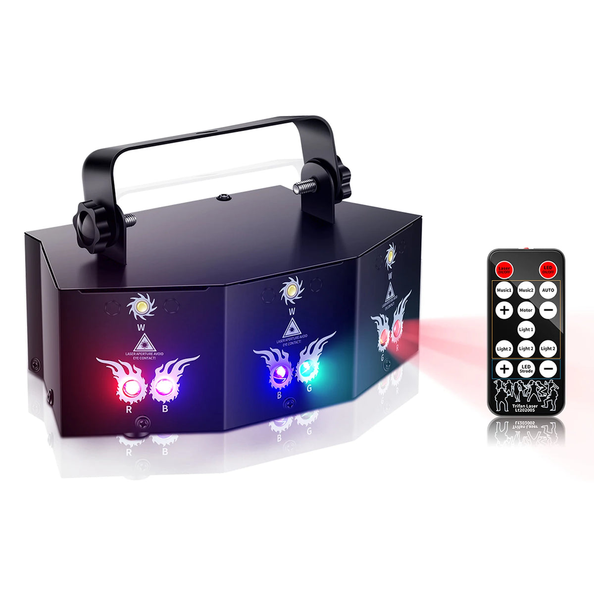 projecteur laser multicolore effet lumière scène dj disco mariage festivitésRGBO
