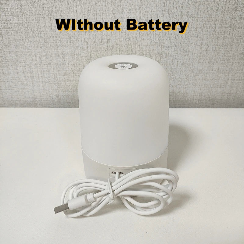 lampe tactile rechargeable led blanc moderne sans fil usb ambiance chambre table