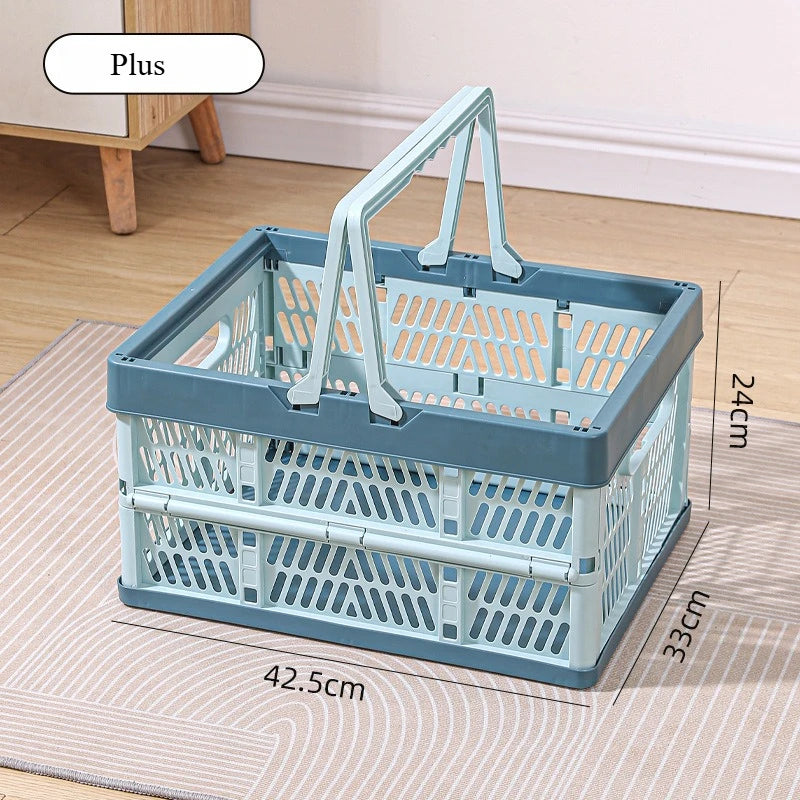 panier pliable multifonctionnel gris rose clair utilisation multiple respectueux environnement picnique shopping pliable moderne