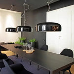 suspension lumineuse moderne e27 led blanc chrome brillant salle manger salon