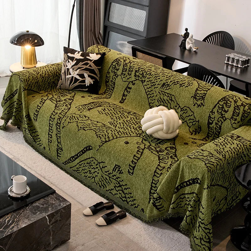 couverture imprimée tigres polyestère moderne hiver salon 180x130cm 180x180cm 180x230cm opaque qualité supérieure