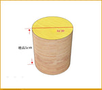 bouchons bouteille bois naturel simple rustique rayures circulaires diamètre hauteur