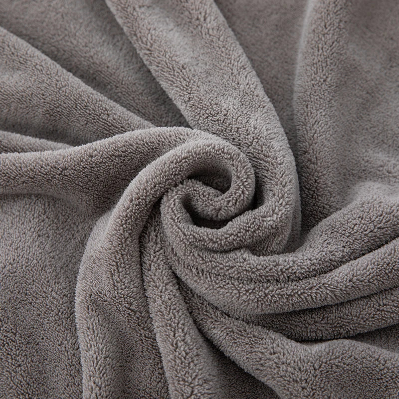 serviettes toilette microfibre douce gris blanc rose bleu marron opaques modernes visage relaxation spa