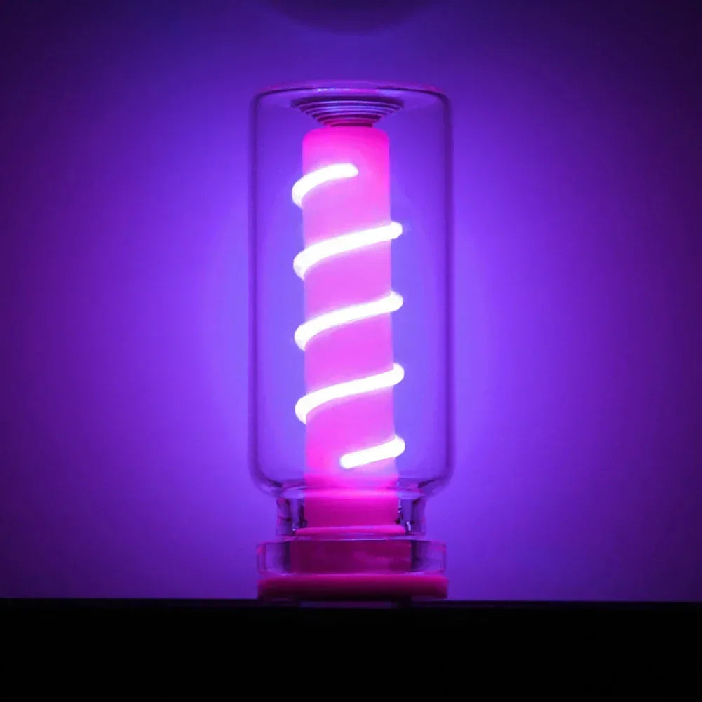 clé usb transparent spirale flexible lampe ambiance adhésive éclairage moderne veilleuse camping
