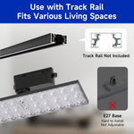projecteurs led spot noir moderne 50w 60w rail super lumineux