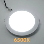 spots led 12w 20w 4000k 6500k blanc moderne encastrables clips câble alimentation