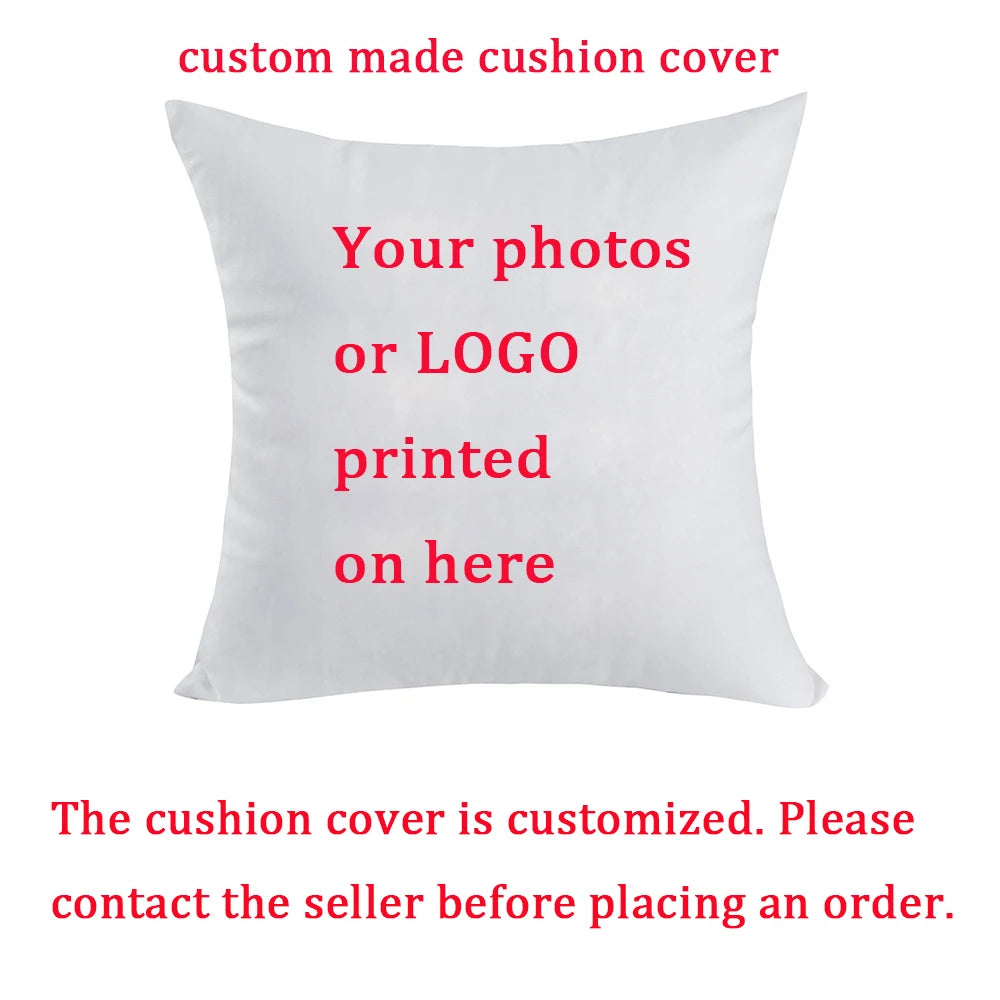 coussin personnalisable carré blanc imprimé animaux motifs floraux simples complexes urbains graphiques lavable