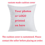 coussin personnalisable carré blanc imprimé animaux motifs floraux simples complexes urbains graphiques lavable