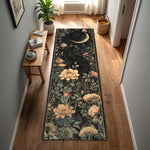 tapis sol antidérapant poisson koi fleur lotus décoration intérieure moderne polyester polypropylèneextérieur salon chambre
