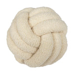 coussin rond pelucheux moderne couleur bleu marine lavable 28cm 28cm