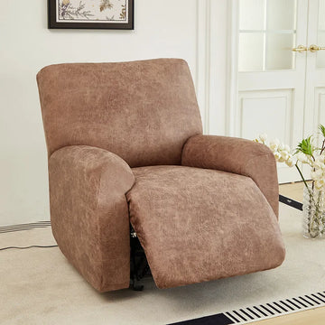 housse canapé convertible velours bleu moderne extensible lavable coussins salon intérieur
