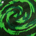 tapis vert moderne imperméable polyester spirale points intérieur salon chambre voyage