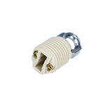 connecteur électrique blanc céramique ridé industriel vis écrou jusqu'à 60w 250v