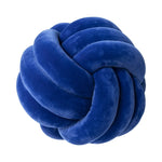 coussin décoratif velours noué moderne couleur gris rose bleu opalescent