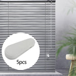 clips rideau blanc moderne opacité plat lisse decoration maison fenetre volets drapery hardware
