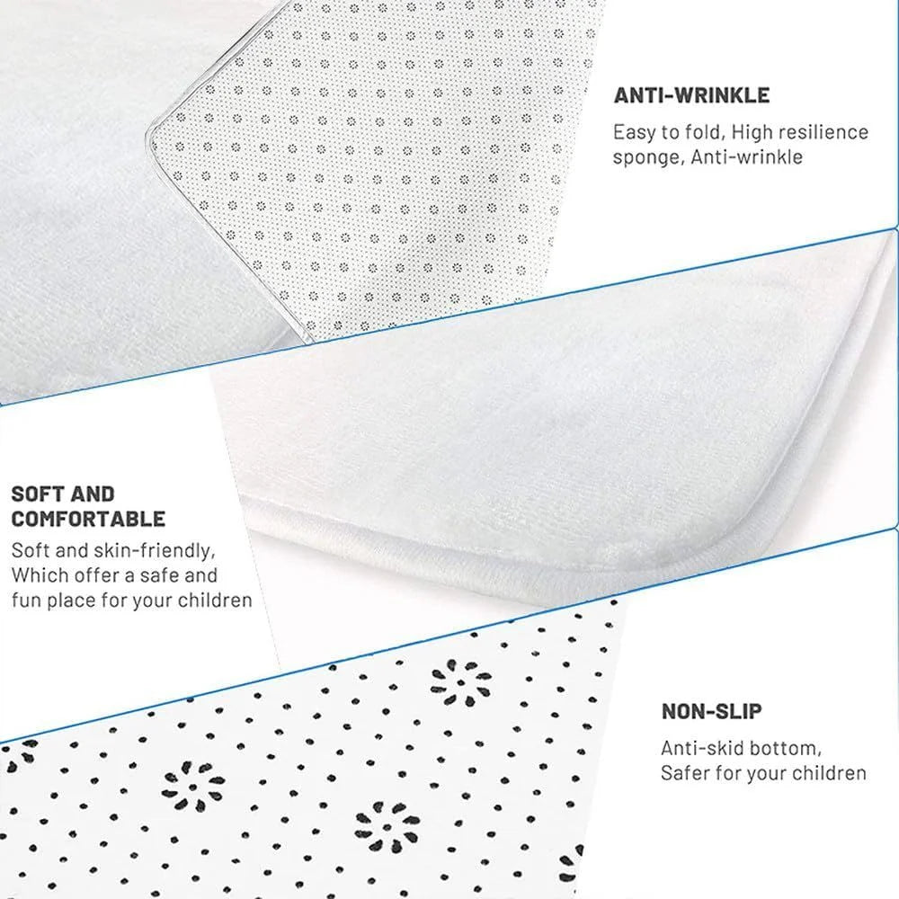 tapis sol moderne tortues marine bleu clair beige gris antidérapant extérieur intérieur patio