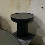 table basse ovale moderne bois minimaliste salon wabi stillwind