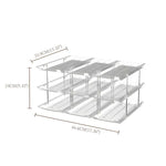 support conserves transparent moderne clips réutilisable abs clips empilable robuste gọn/vnd