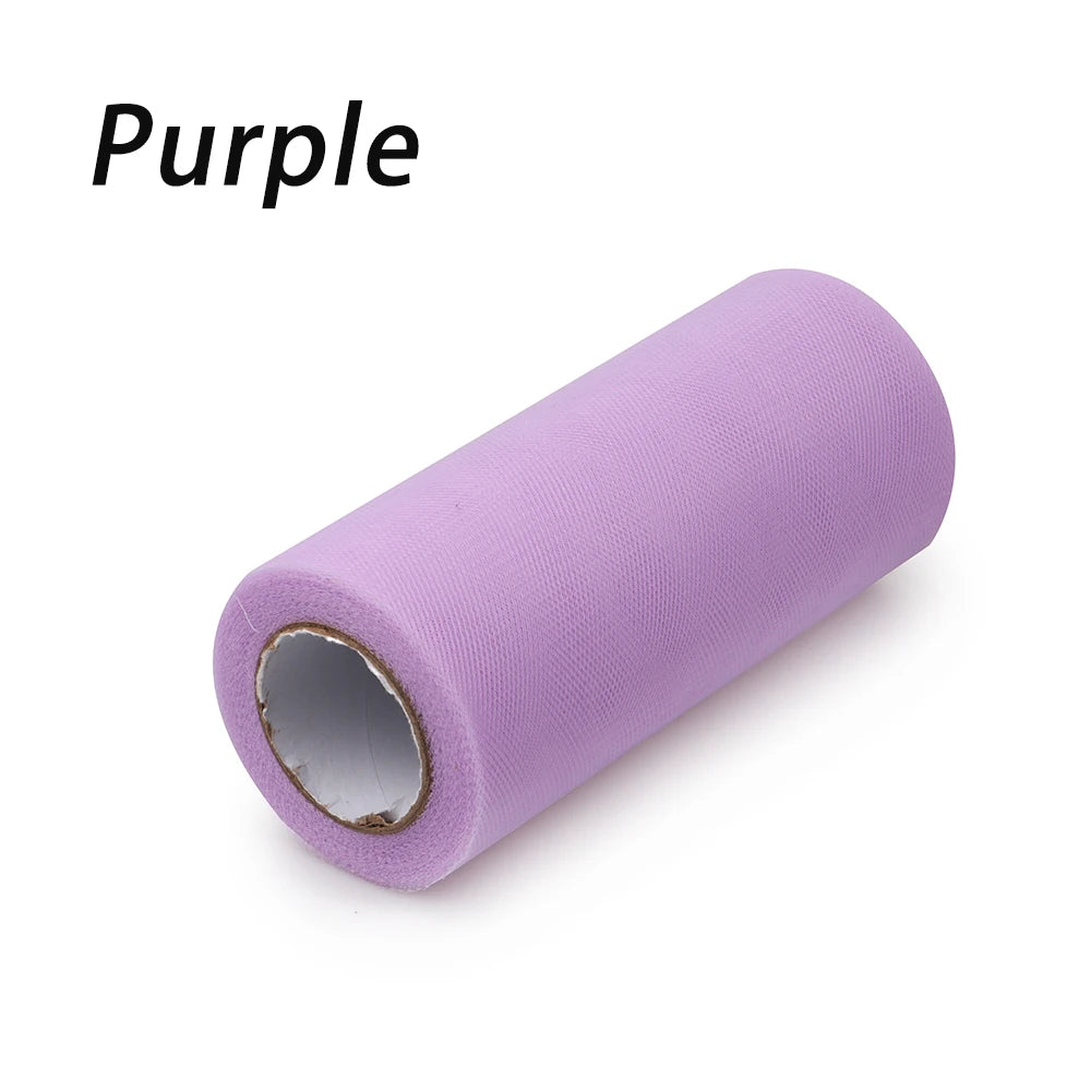 rubans tulle violet rose bleu festifs opaques tulle fini polyester décoration mariage artisanat rapide