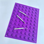 tapis magnétique silicone violet vert bleu moderne instruments médicaux