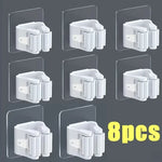 clips ménage adhésifs moderne gris clair imperméables multifonctions PVC respectueux environnement stockage