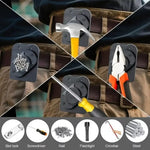 support magnétique porte outils noir attachement ceinture spirale industrielle utilitaire tournevis marteau pince clé