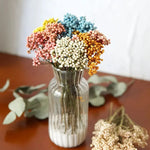 bouquet artificiel multicolore feuilles séchées décoration intérieure anniversaire mariage minimaliste DIY
