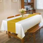 nappes jetables festives motifs dégradés serviettes papier blanc jaune doré rose modernes