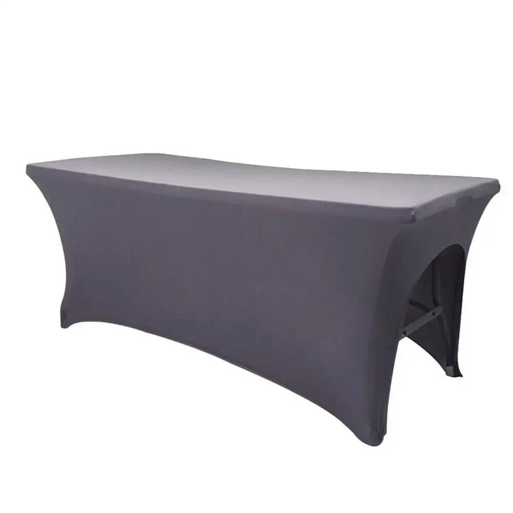 housse table moderne tissu damas imperméable noir bleu marine blanc rose clair marron bleu
