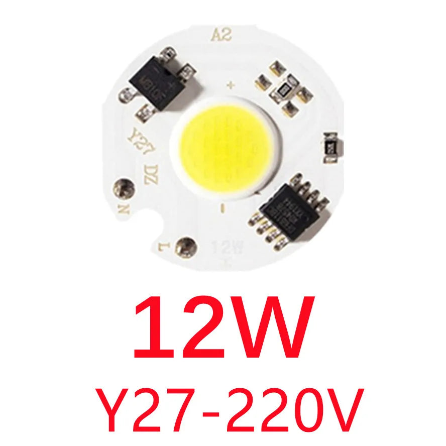 Chip LED COB 3W 5W 7W 10W 12W blanc blanc chaud moderne technologique sans