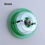 lampe murale moderne couleur vert rouge bleu orange diffuseur translucide adhésif led chambre salon