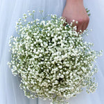 bouquet fleurs gypsophila artificiel blanc mariage anniversaire décoration intérieure naturel