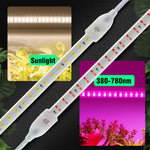 ruban led croissance rose blanc points lumineux clips moderne câble interrupteur étanche 12w/m