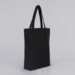 sac main noir toile coton moderne poignées cosmétiques pliable multiusage