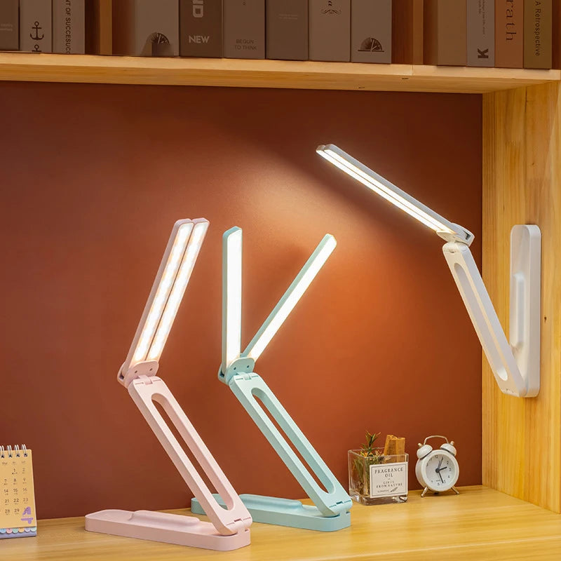 lampe pliable moderne blanc rose bleu adhésif 3m minimaliste ledfluxlumineuxsourceenergieplastiqueABS