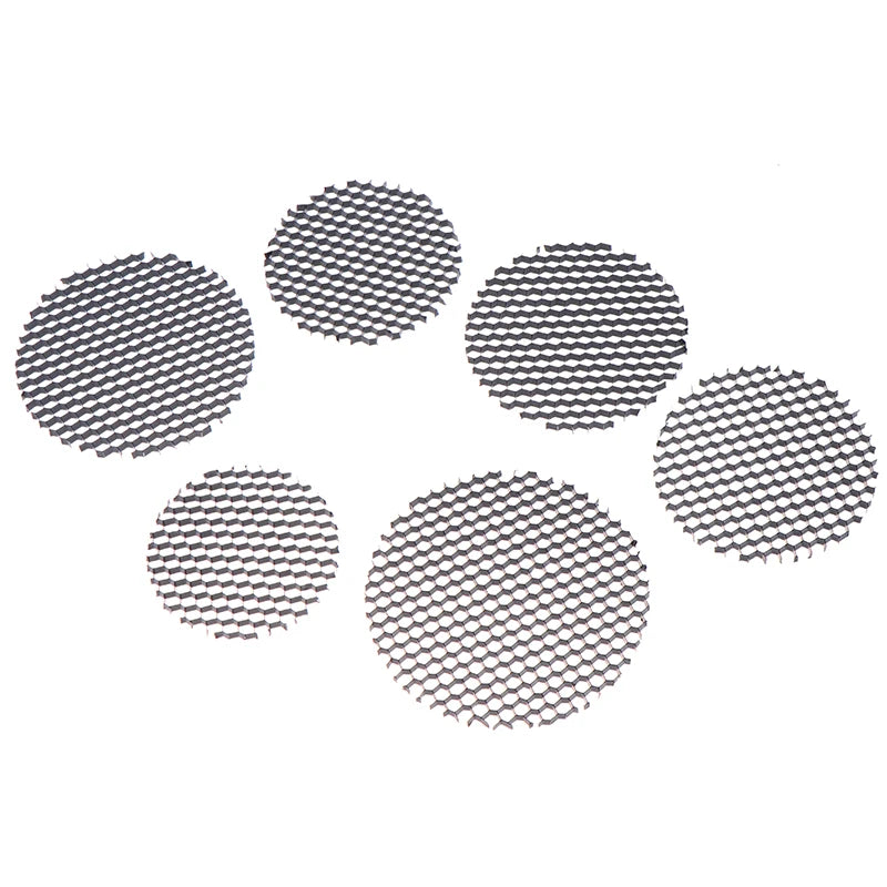 grille ventilation moderne noir maille nid d'abeille antiéblouissement aluminium opaquet fixations cachées