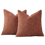 housse coussin carré tissage texture polyester coton moderne bleu marine clair beige marron