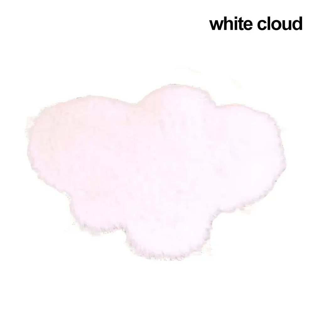 tapis miniature peluche rose blanc nordique doux poupées 14cm 18cm rond rectangle